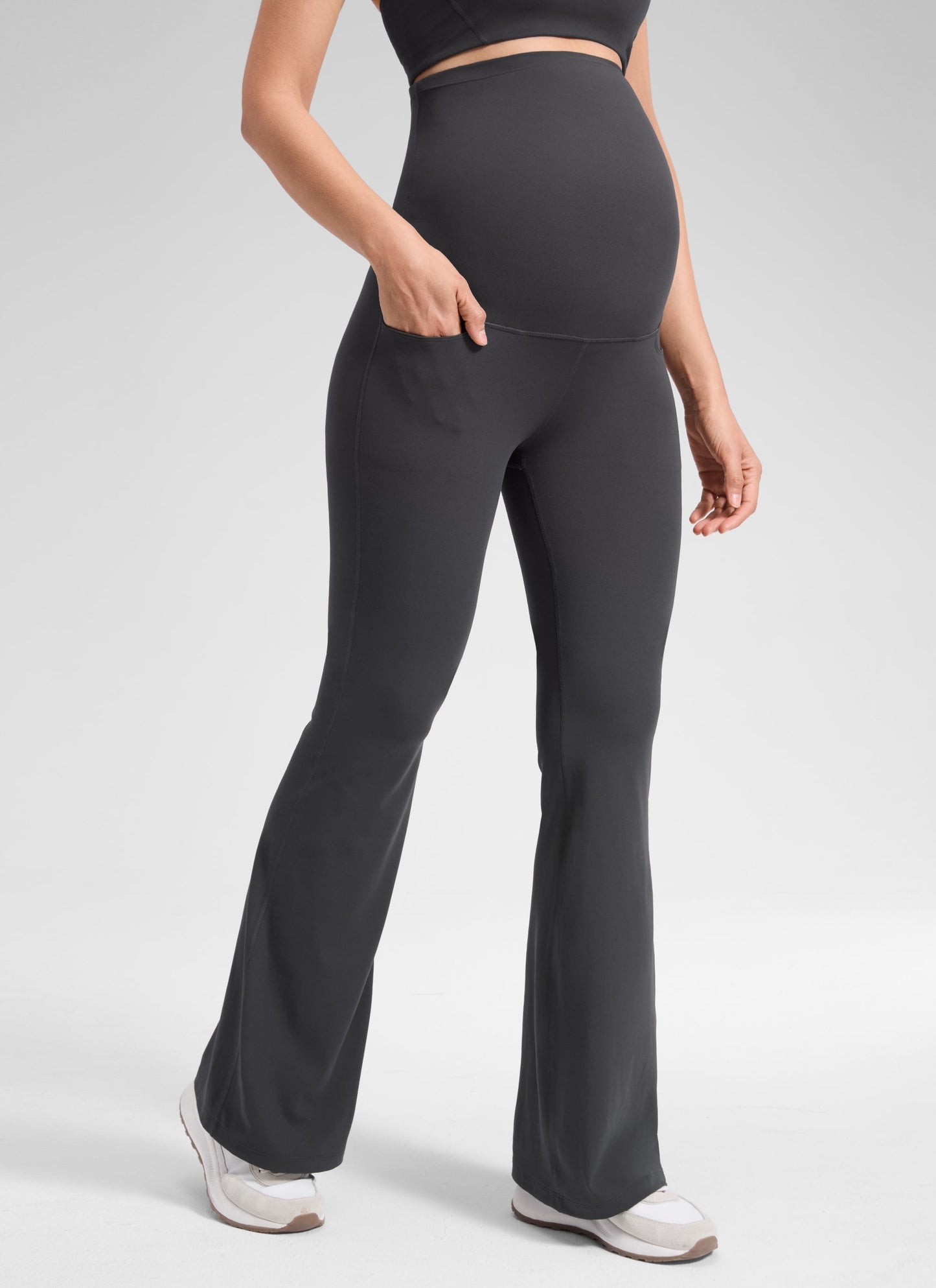 Butterluxe Maternity Flare Pocket Legging 33"