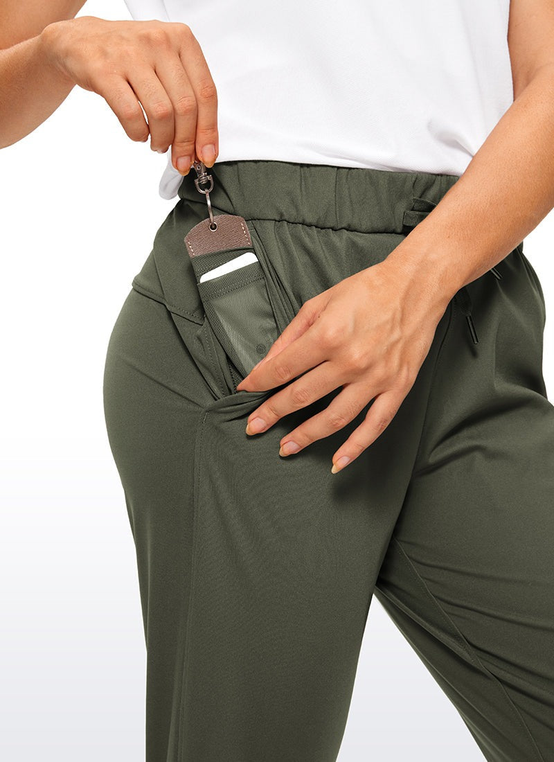 Stretch Drawstring Pocket Pant 31''