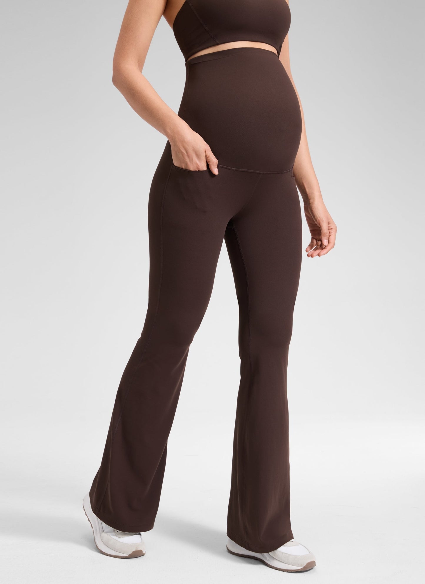 Butterluxe Maternity Flare Pocket Legging 33"