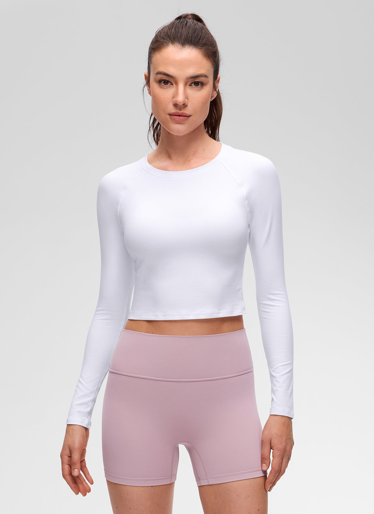 Brushed Feeling Crew Neck Raglan Long Sleeve