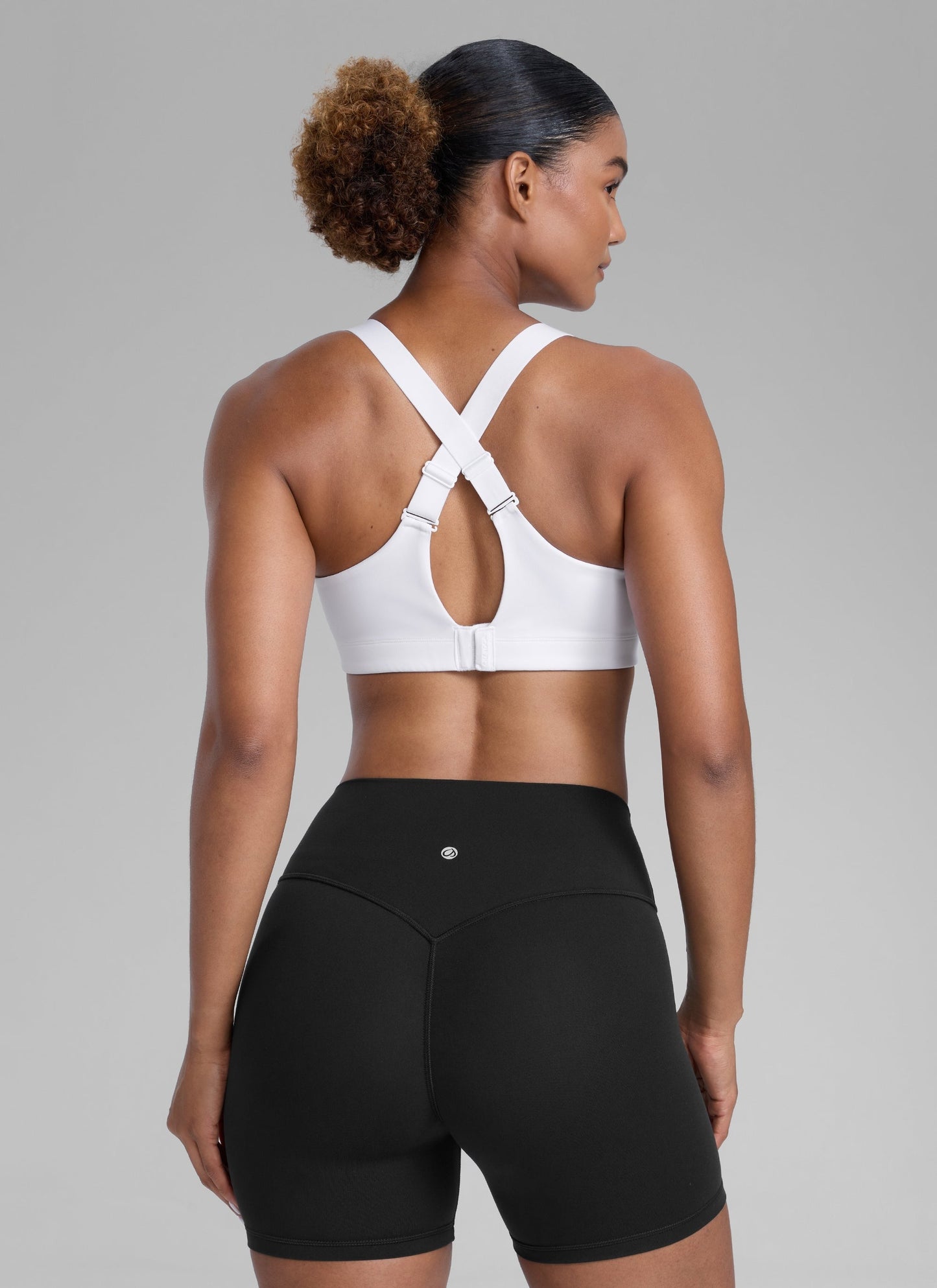 Zip Front High Impact Sports Bra