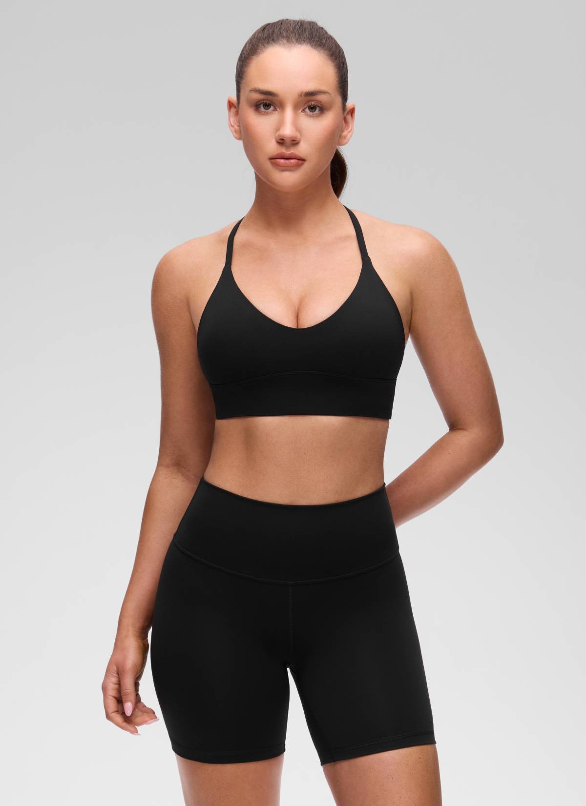 Butterluxe Cross Back Longline Sports Bra
