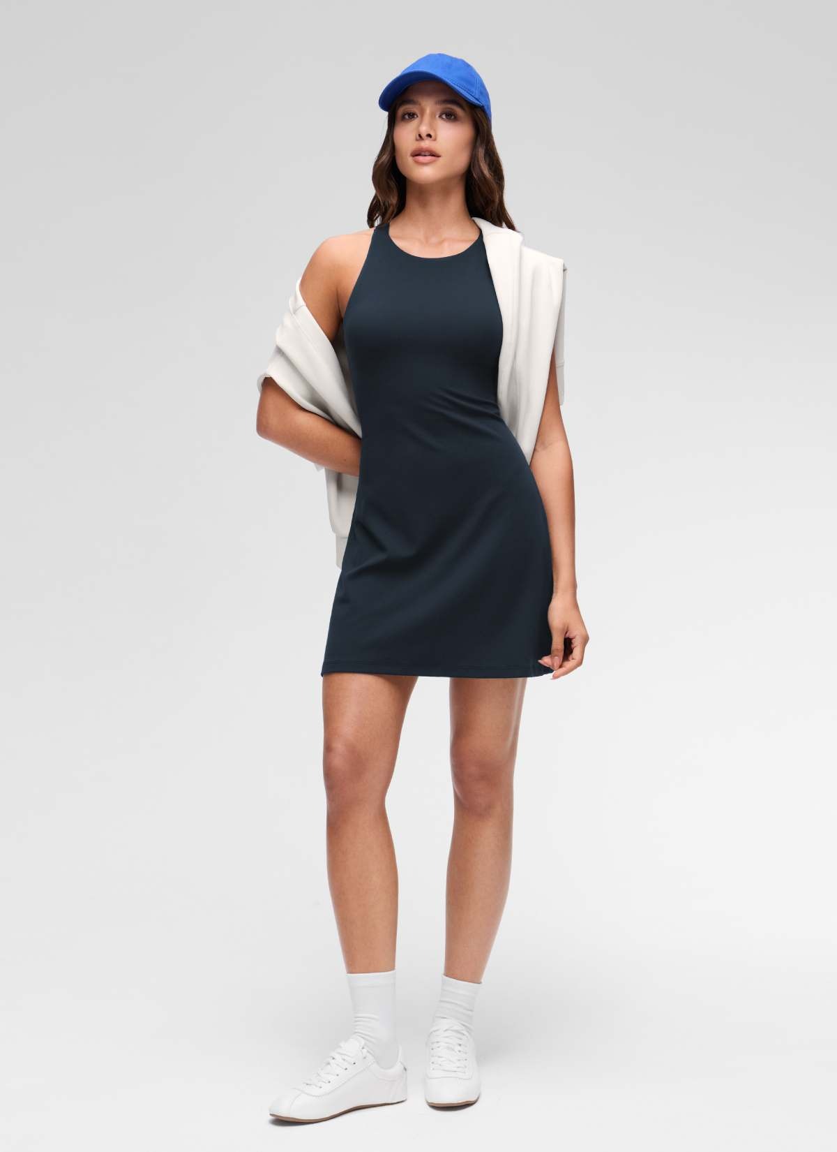 Butterluxe High Neck Racerback Mini Dress