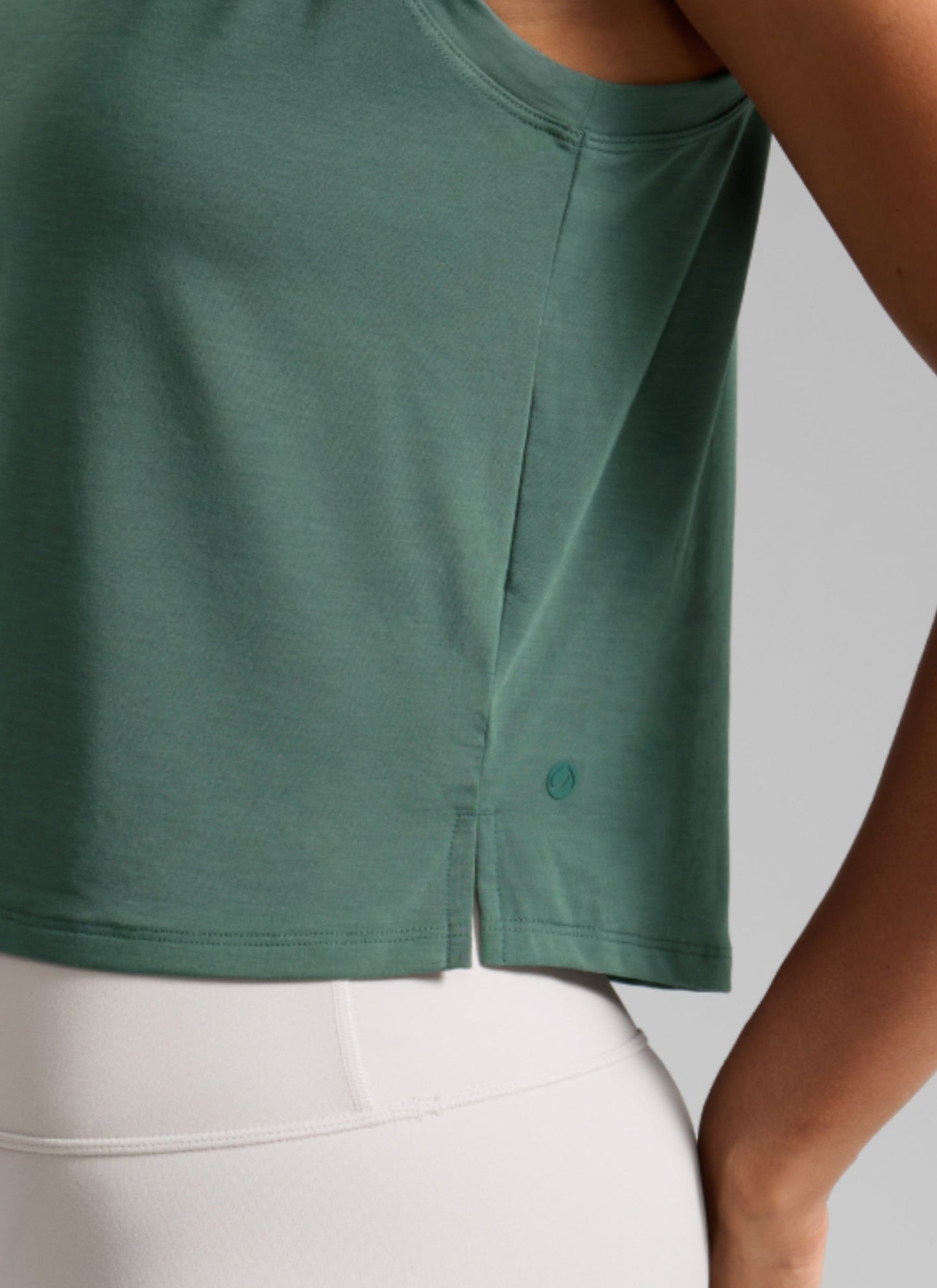 Quick Dry Crop Racerback Tank