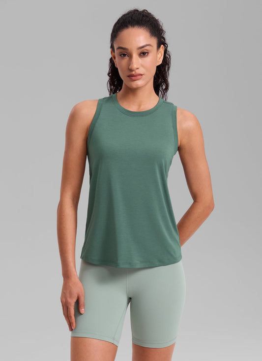 Quick Dry Racerback Hip Length Tank