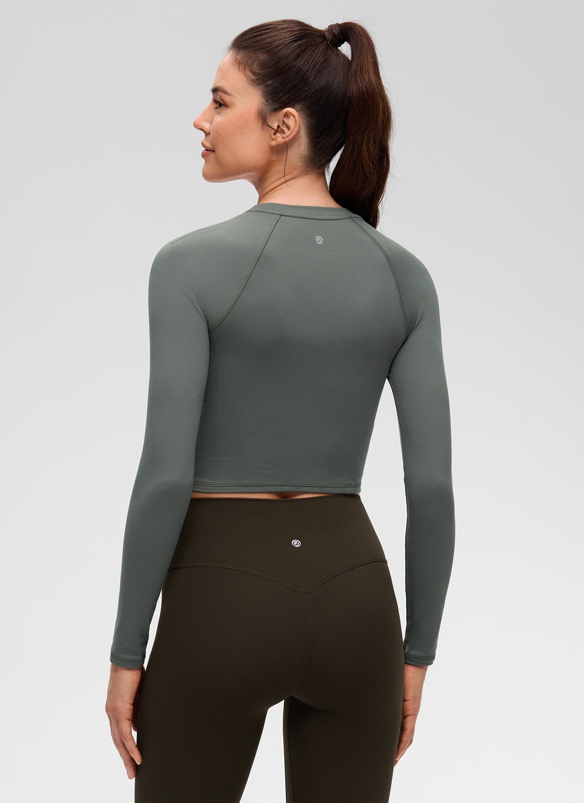 Brushed Feeling Crew Neck Raglan Long Sleeve