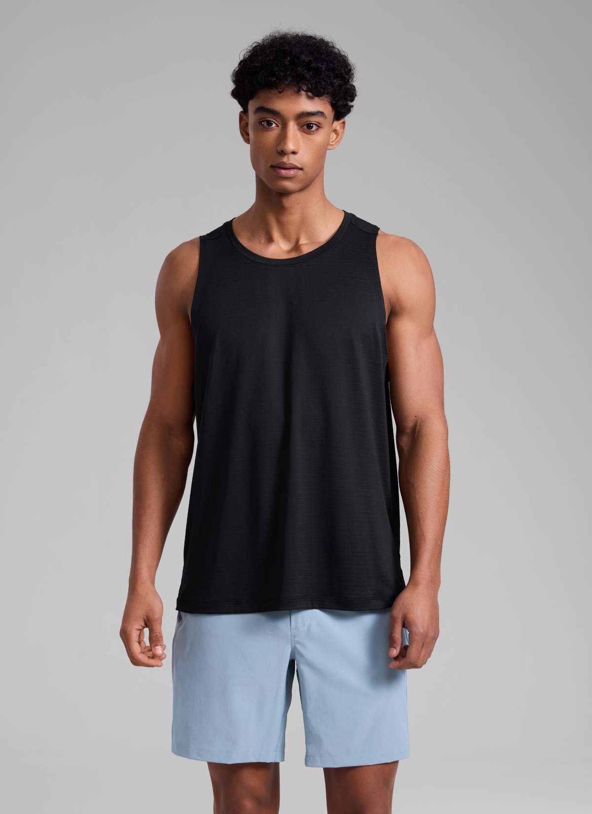 Lightweight Side Slits Narrow Shoulder Tank
