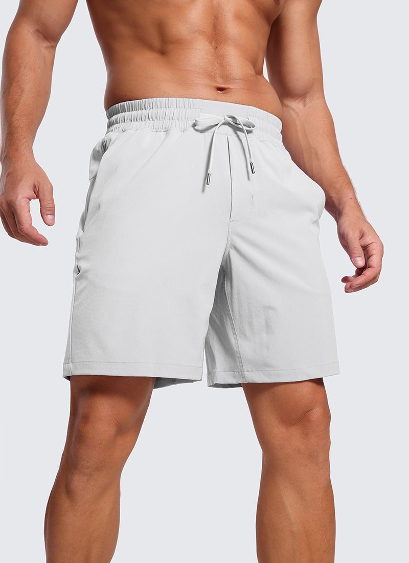 Feathery-Fit Athletic Shorts 7''- Lined