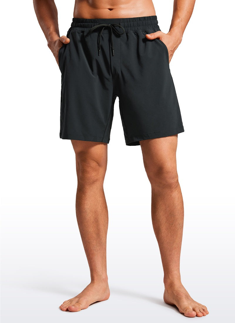 Feathery-Fit Pocket Swim Trunk 7''