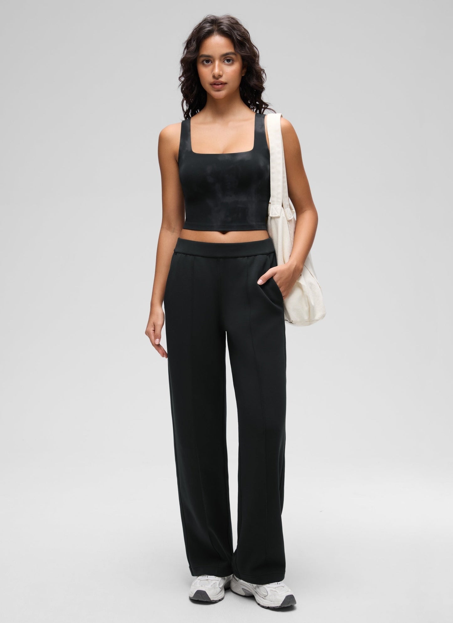 Butterluxe Square Neck Built in Bra Tank
