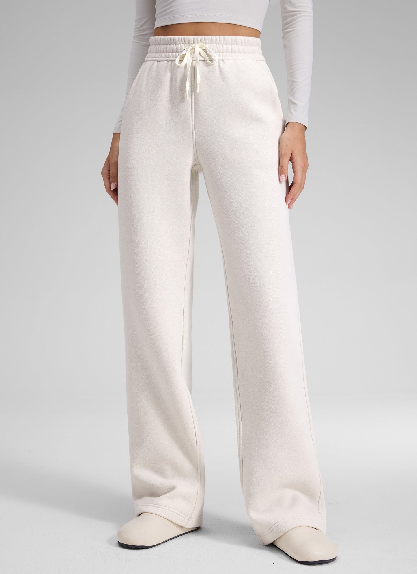 Fleece Straight Leg Lined Sweatpant 32''