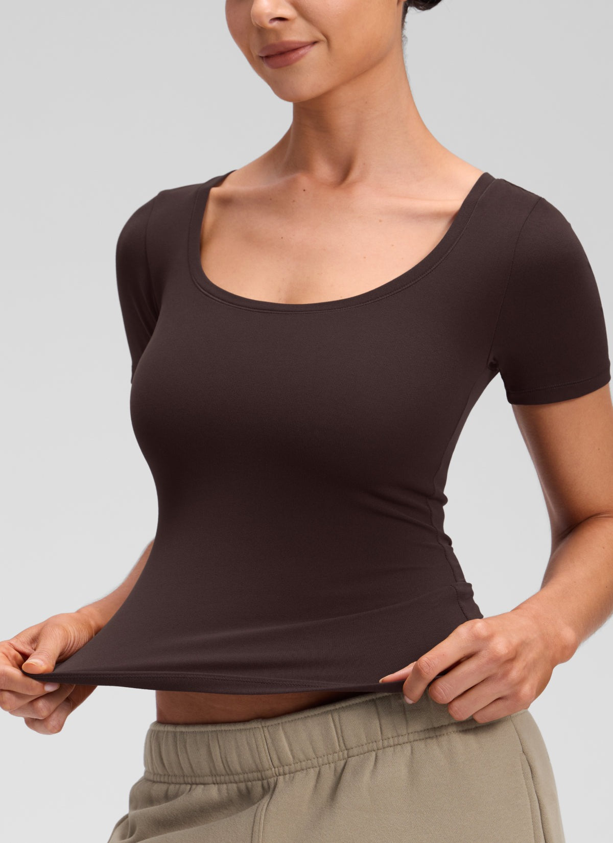 Softembrace U Neck Tight Fit Short Sleeve