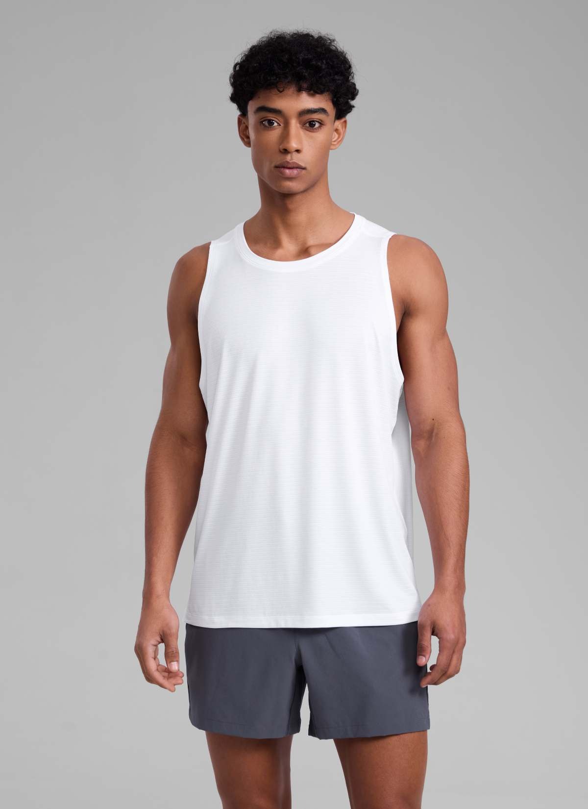 Lightweight Side Slits Narrow Shoulder Tank