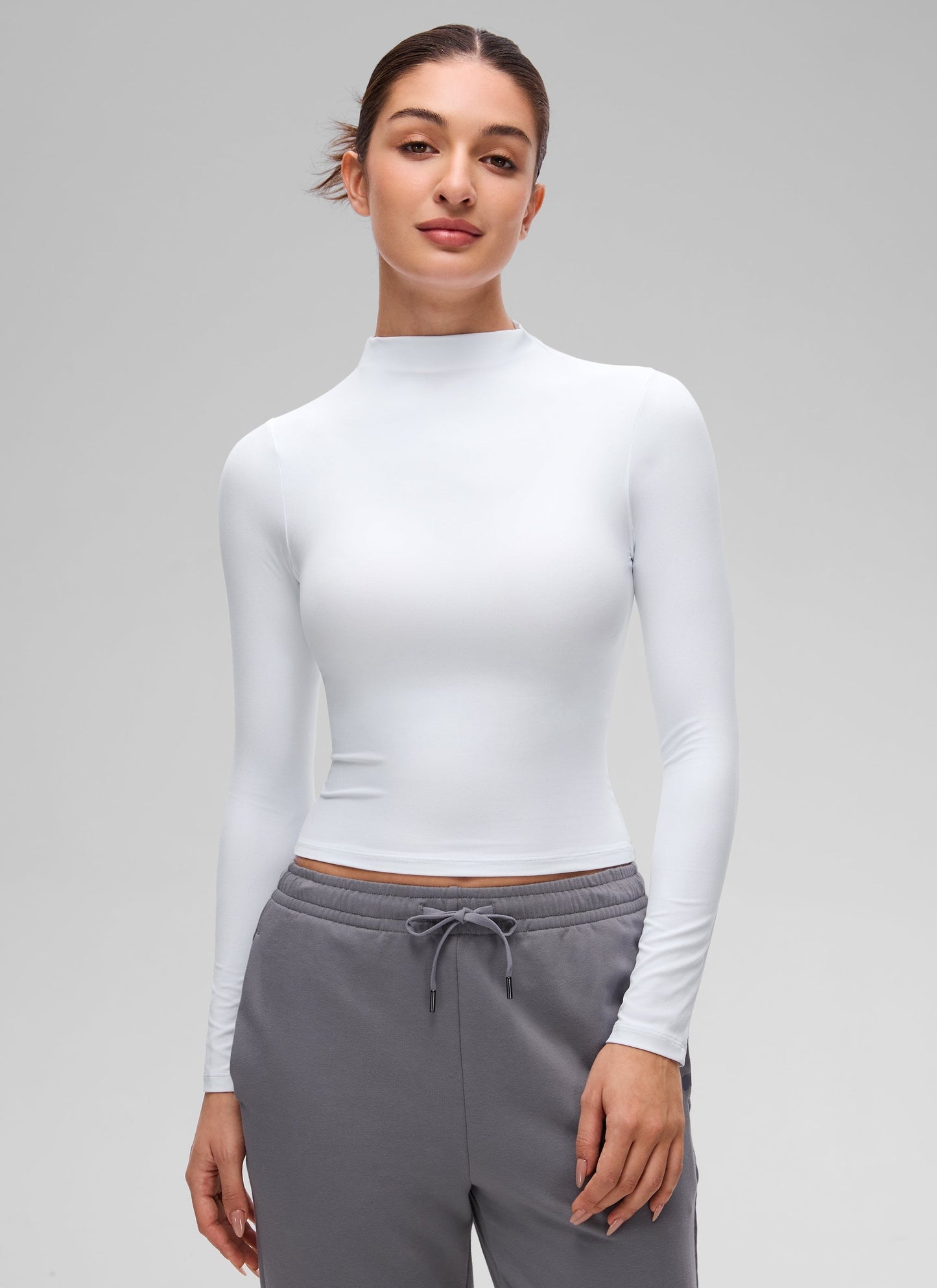 Softembrace Mock Neck Long Sleeve