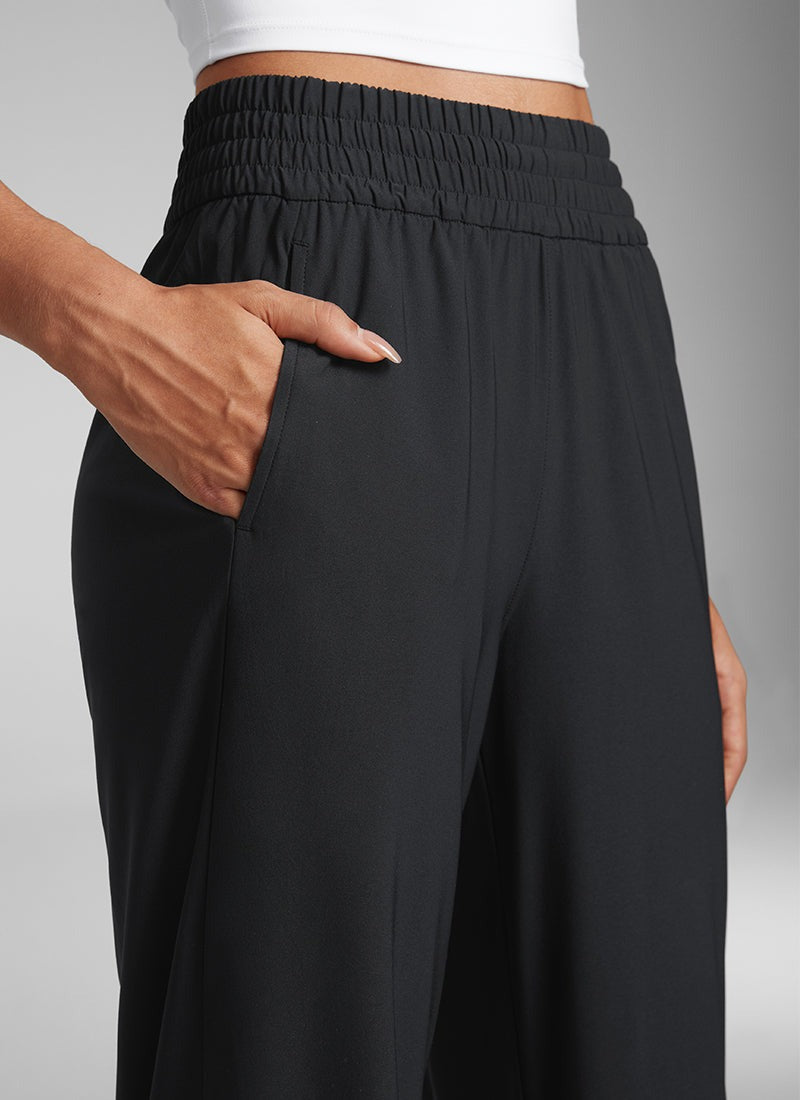 Feathery-Fit Drapey Wide Leg Pant 30"
