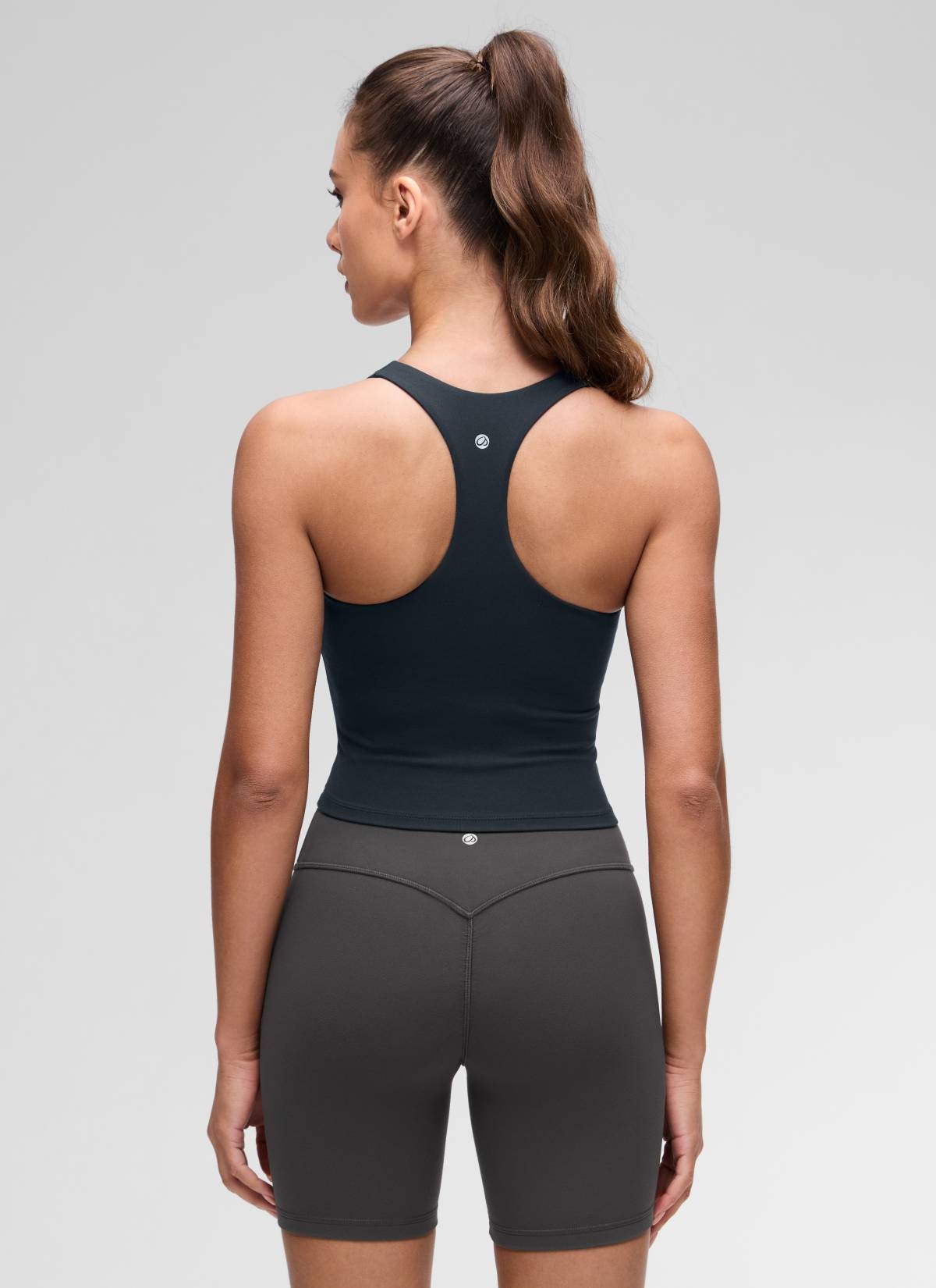 Butterluxe V Neck Racerback Shelf Bra Tank