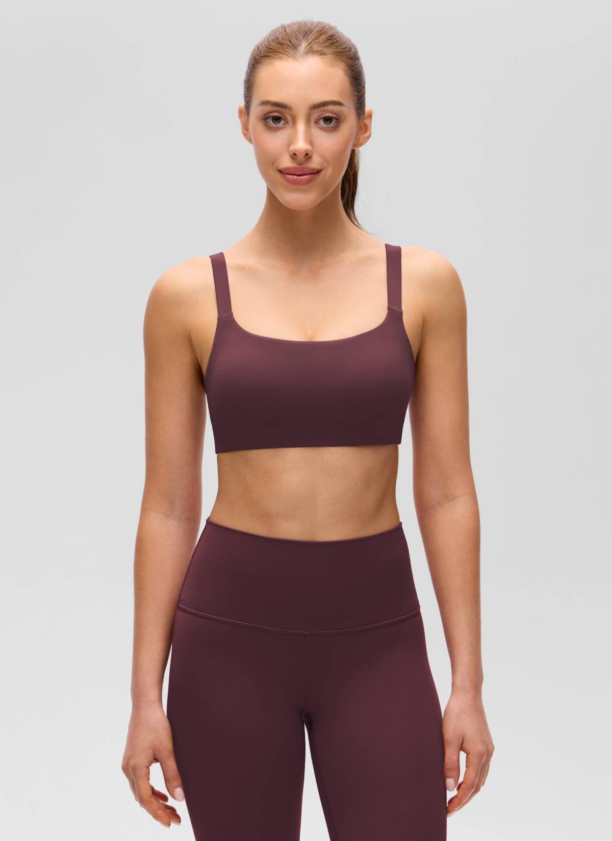 Butterluxe Adjustable Wide Strap Sports Bra