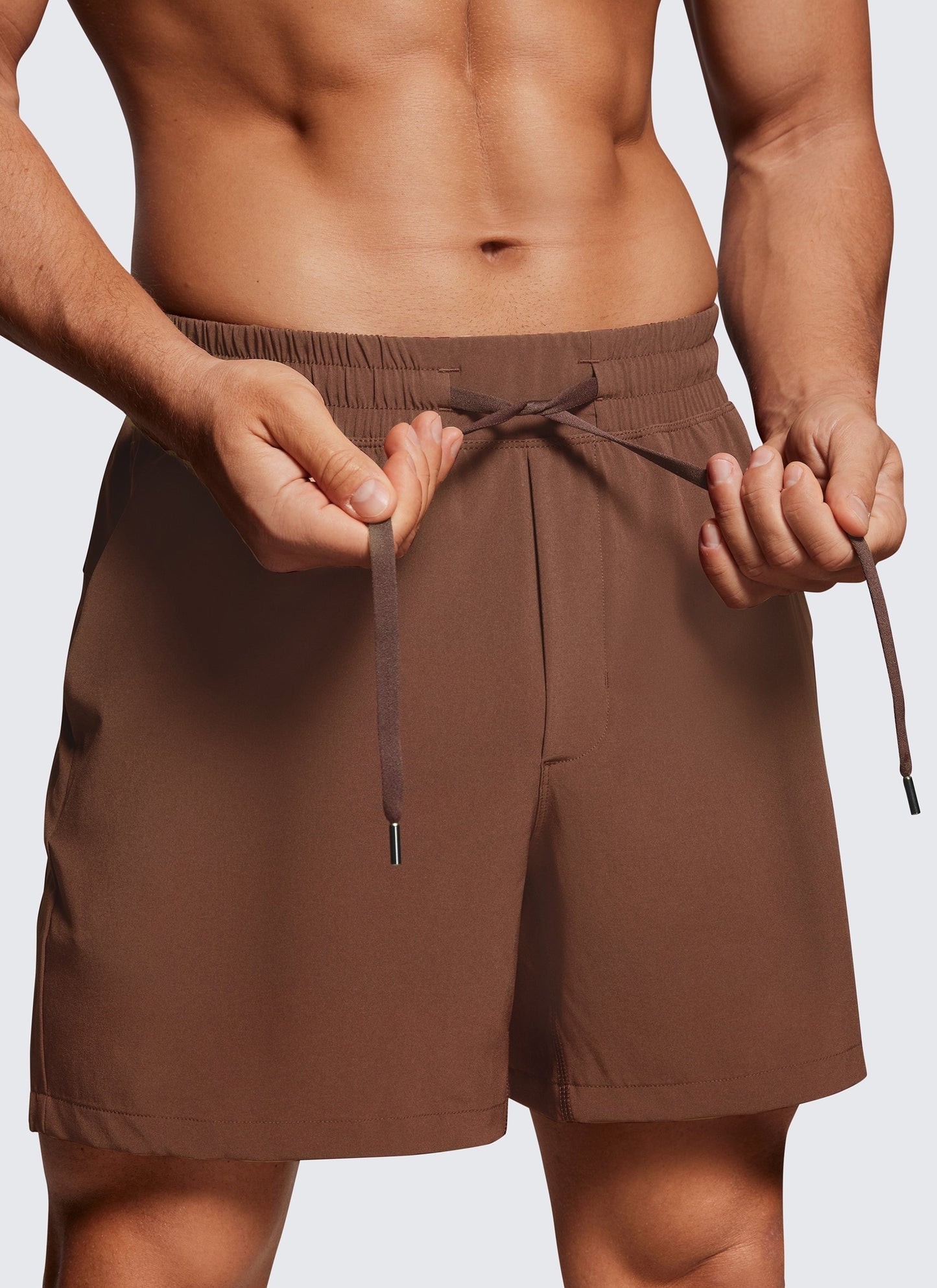 Feathery-Fit Workout Shorts 5''- Linerless