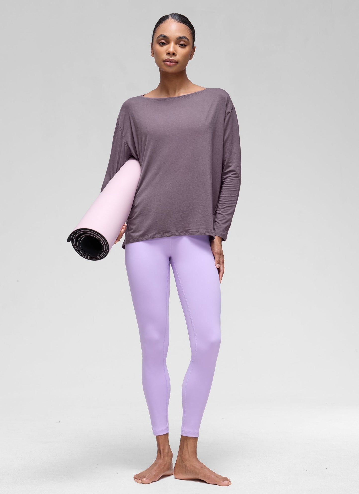 Pima Cotton Boat Neck Long Sleeve