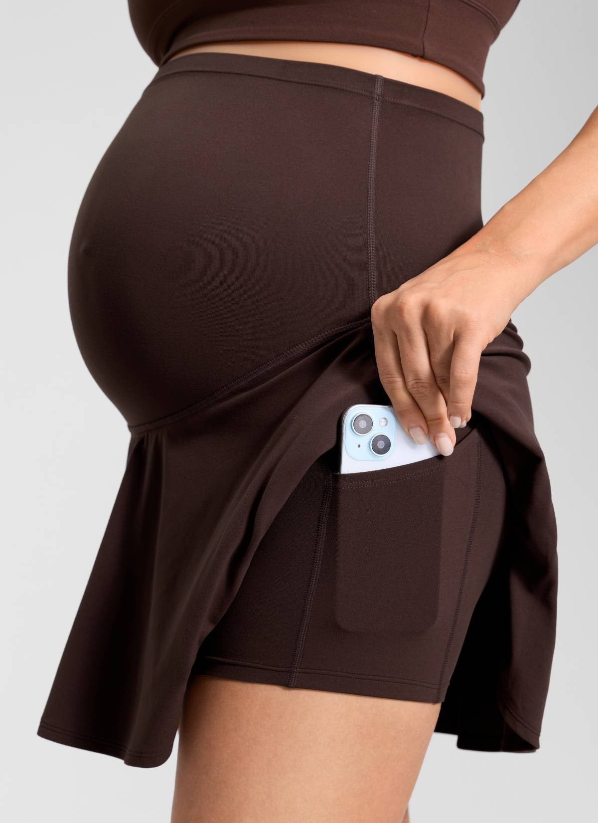Butterluxe Maternity High Rise Skirt 14.5''