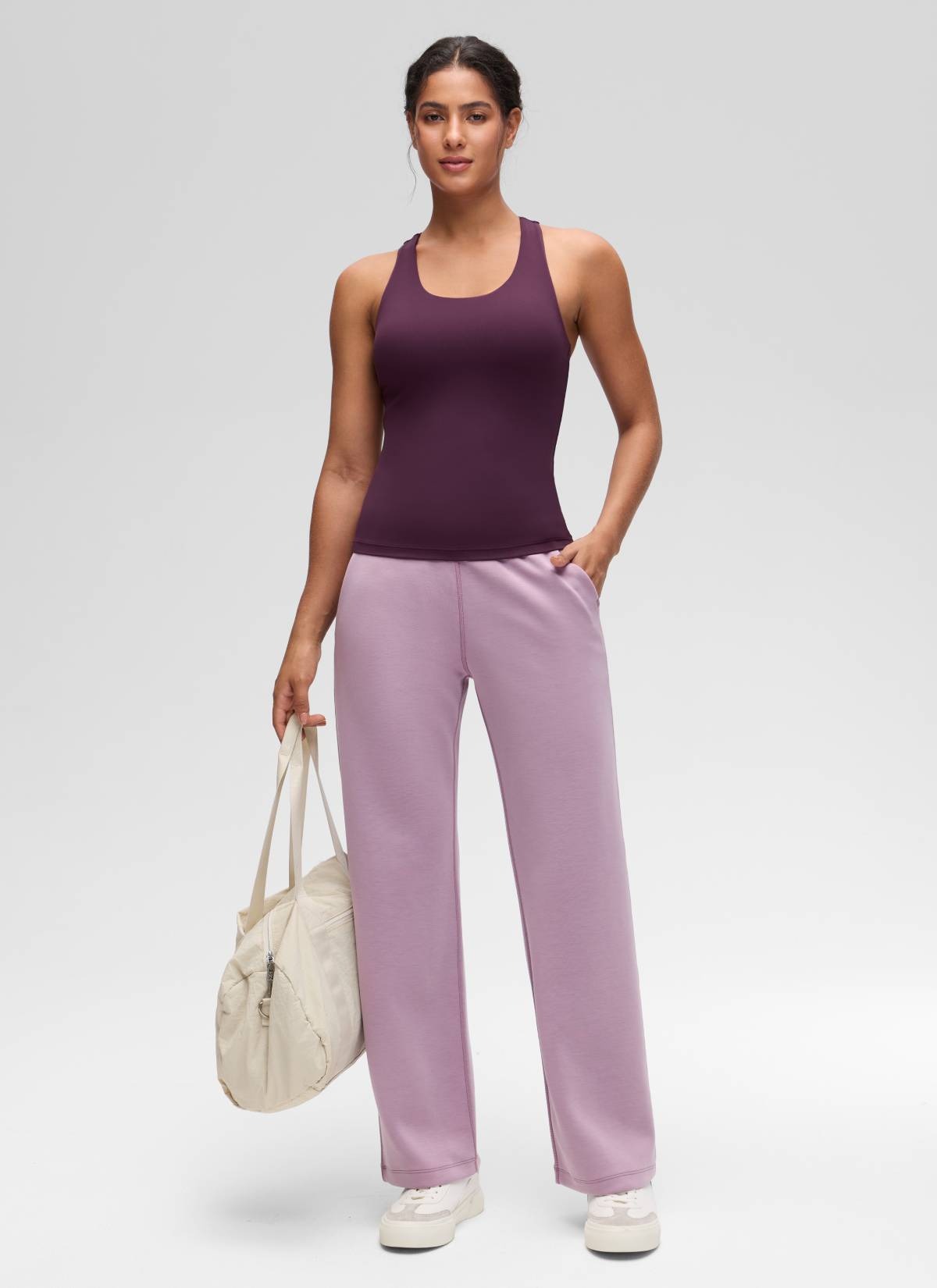 Butterluxe Waist Length Built in Bra Tank