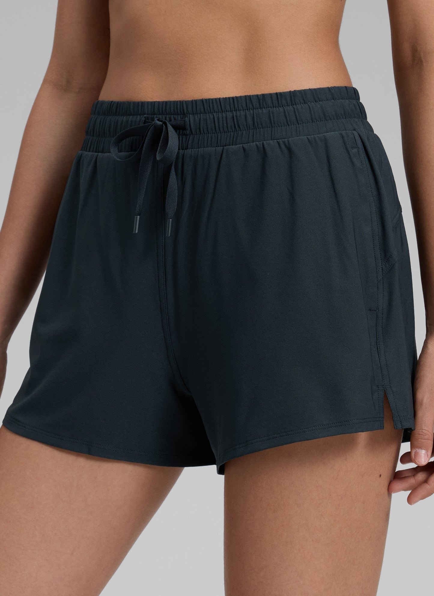 Feathery-Fit Drapey 2 in 1 High Rise Shorts