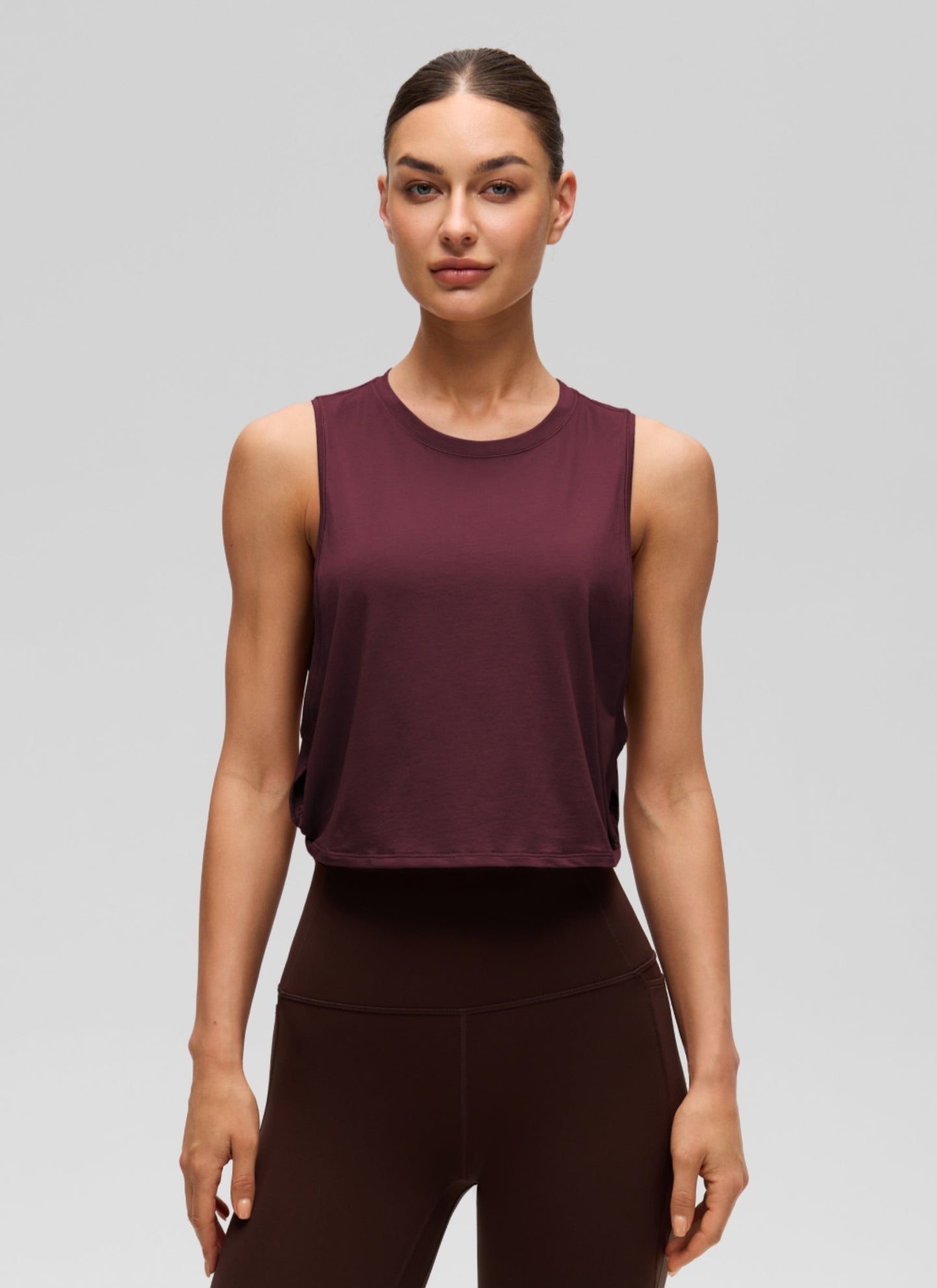 Pima Cotton Crop Deep Armhole Tank