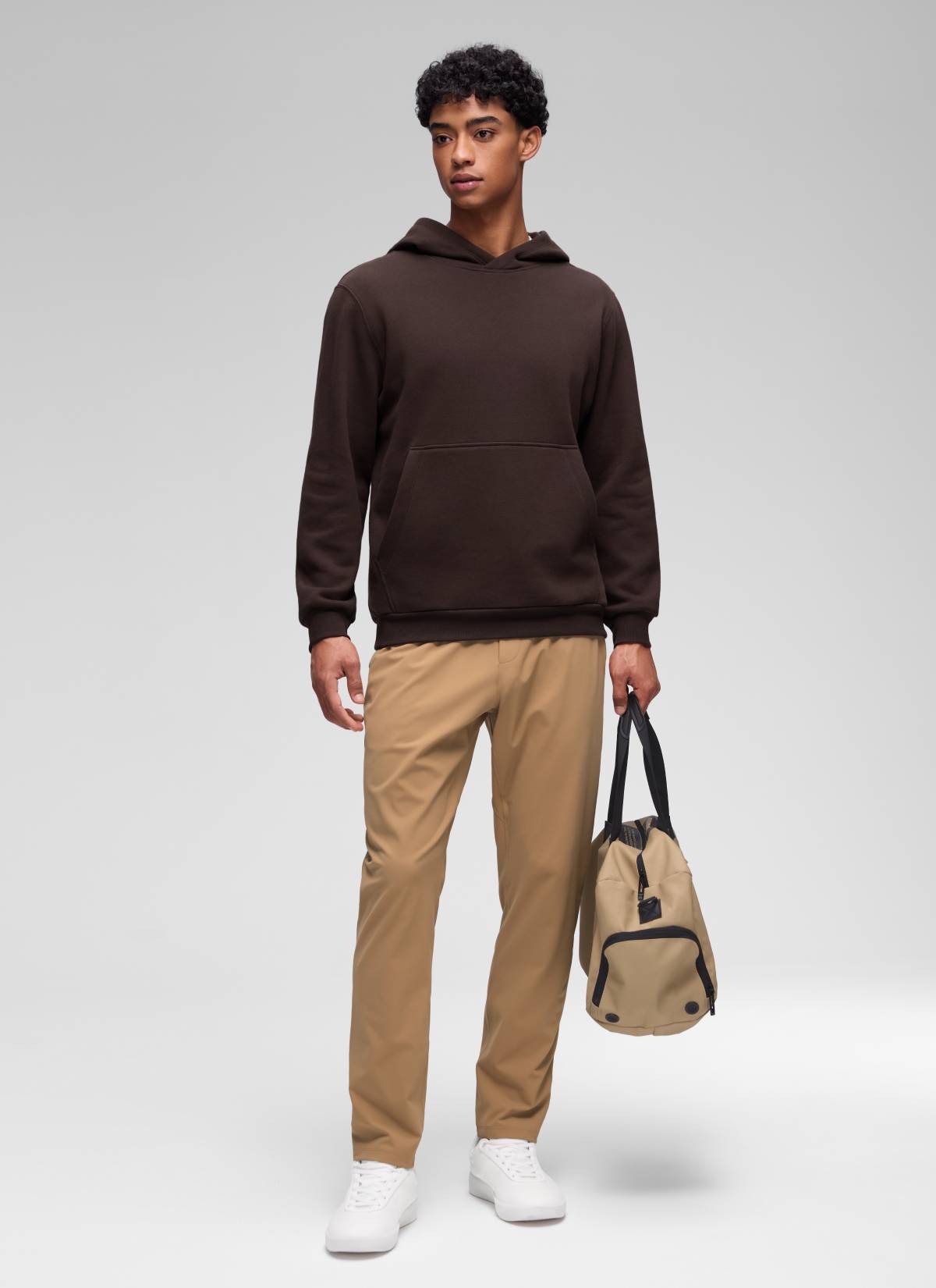 Fleece Lined Pocket Pullover Hoodie