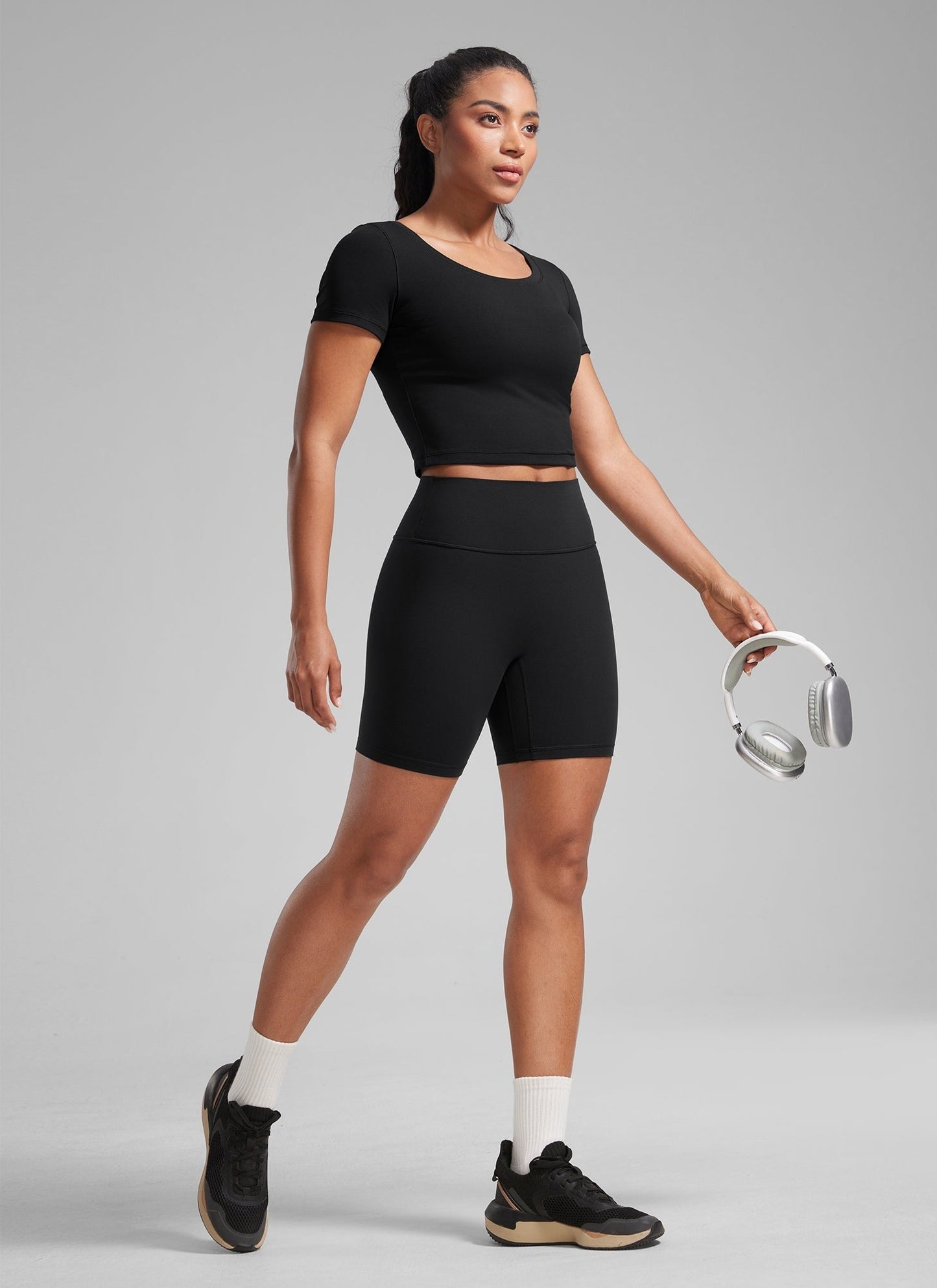 SecretsculptTM No Front Seam Shorts 6''