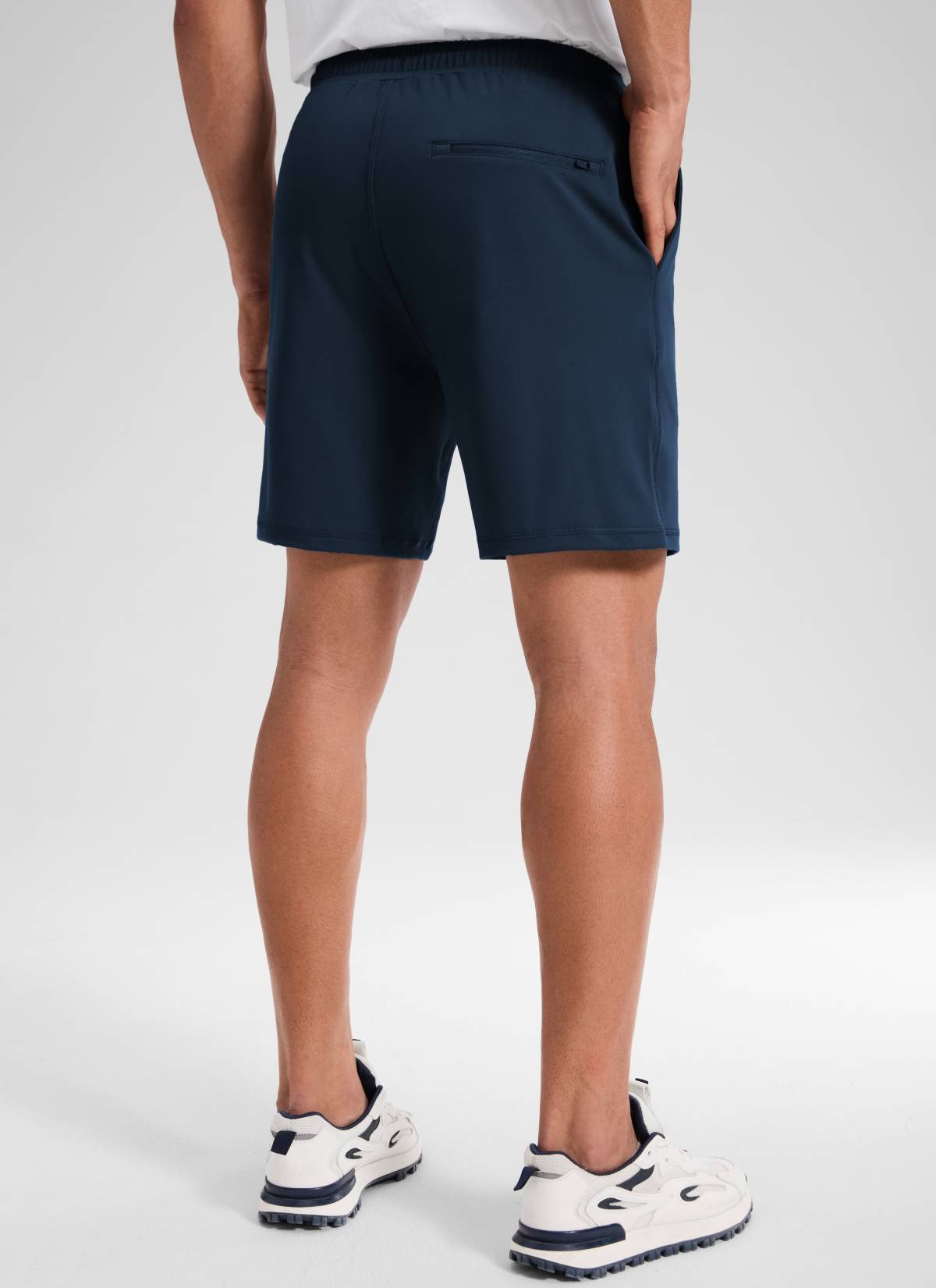 Drawstring Performance Knit Shorts 7"