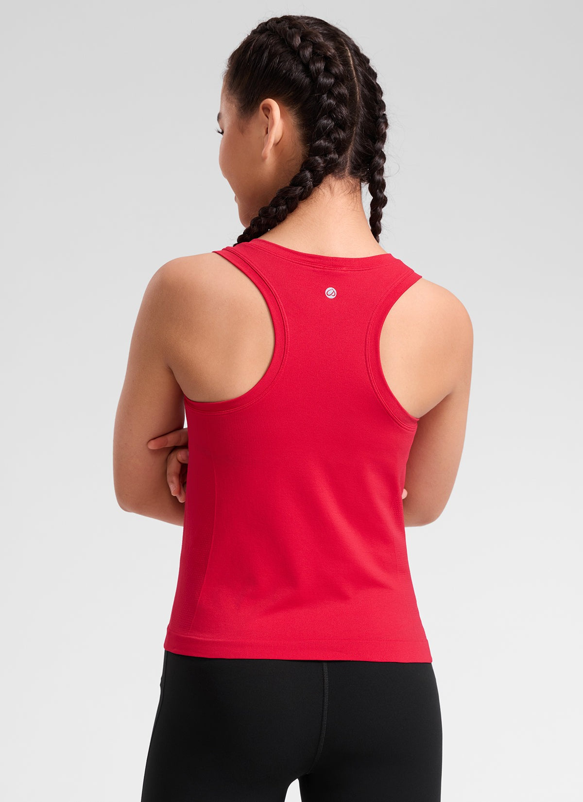 Girls Seamless Waist Length Tank