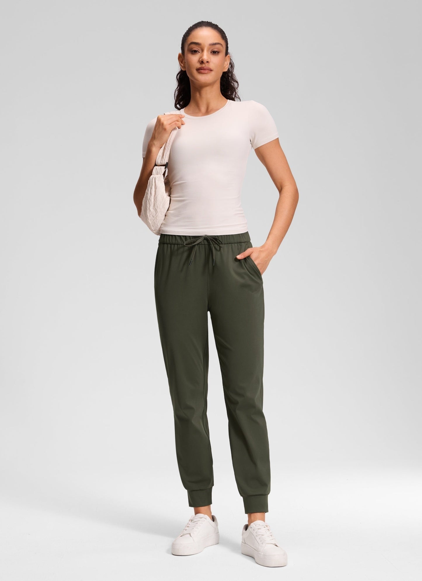 Stretch Drawstring Pocket Jogger 27''