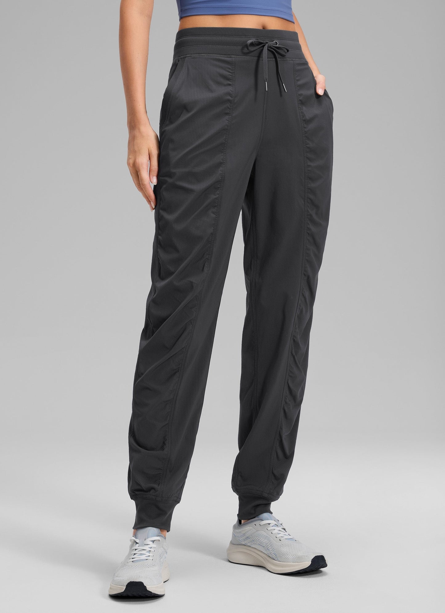 Striped Ruched Pocket Jogger 30''