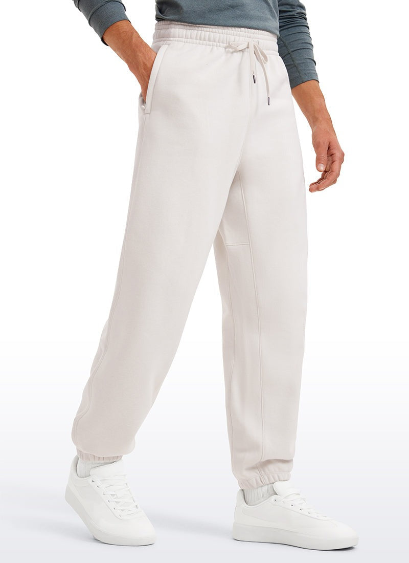 Cotton Fleece Sweatpants with Pockets 32''