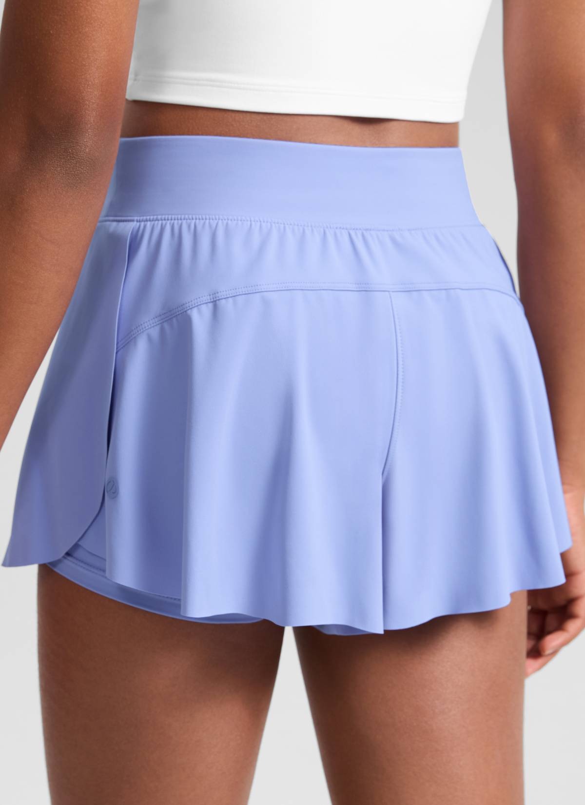 Girls High Rise 2 in 1 Flowy Sport Shorts 2.5''