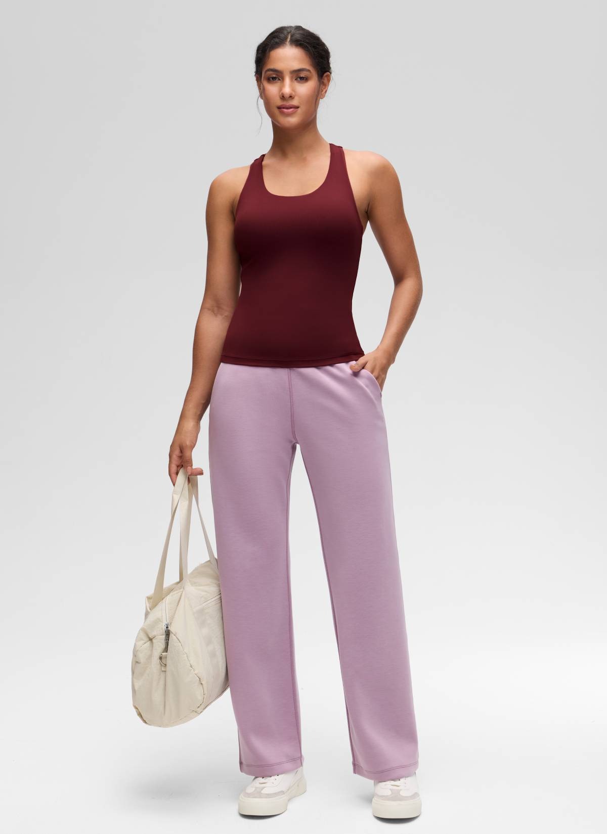 Butterluxe Waist Length Built in Bra Tank