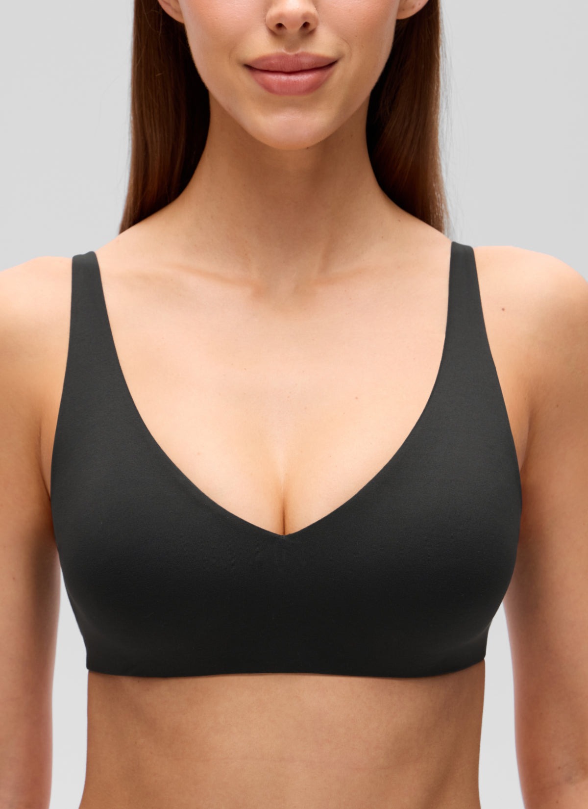 Softhold Double Lined Deep V Bralette