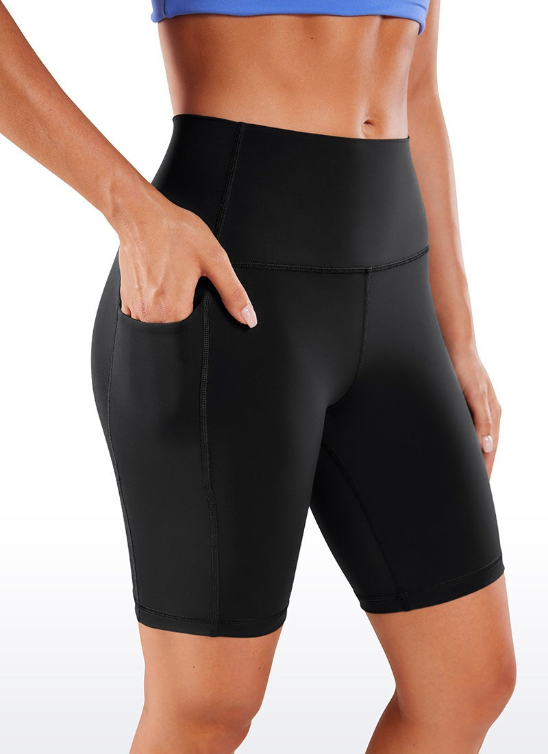 Nakedfeel Pocket Yoga Shorts 8''