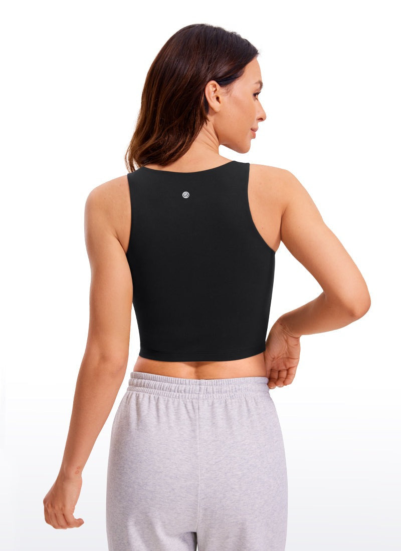 Butterluxe Cropped Wide Back Tank