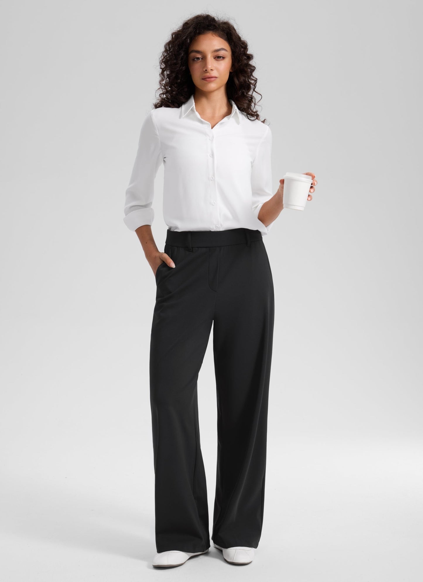 Walk the City Belt Loops Straight Leg Pant 30"