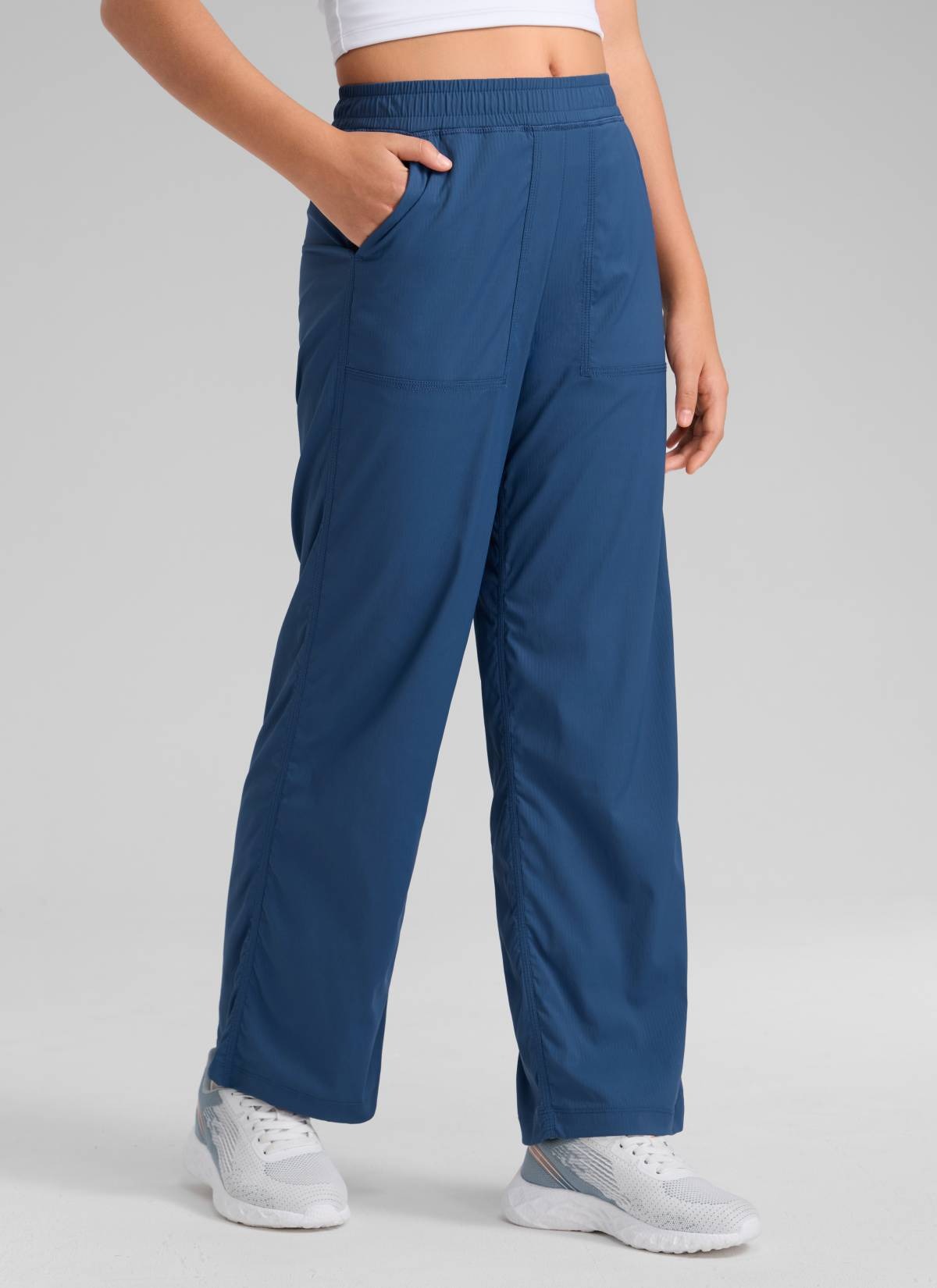 Girls Lightweight Straight Leg Pocket Pant
