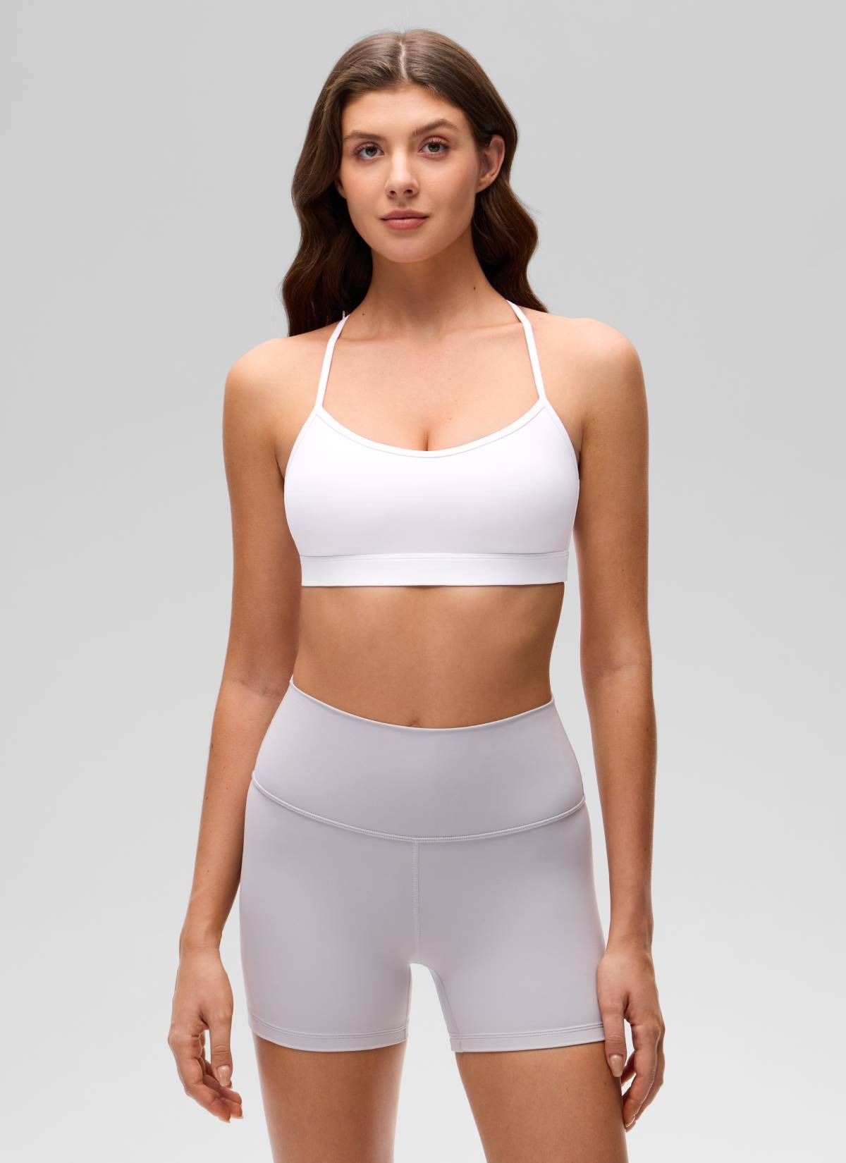 Butterluxe Thin Strap Cross Back Sports Bra