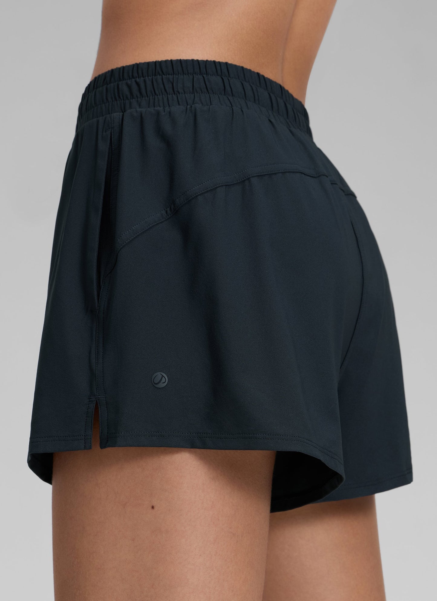 Feathery-Fit Drapey 2 in 1 High Rise Shorts
