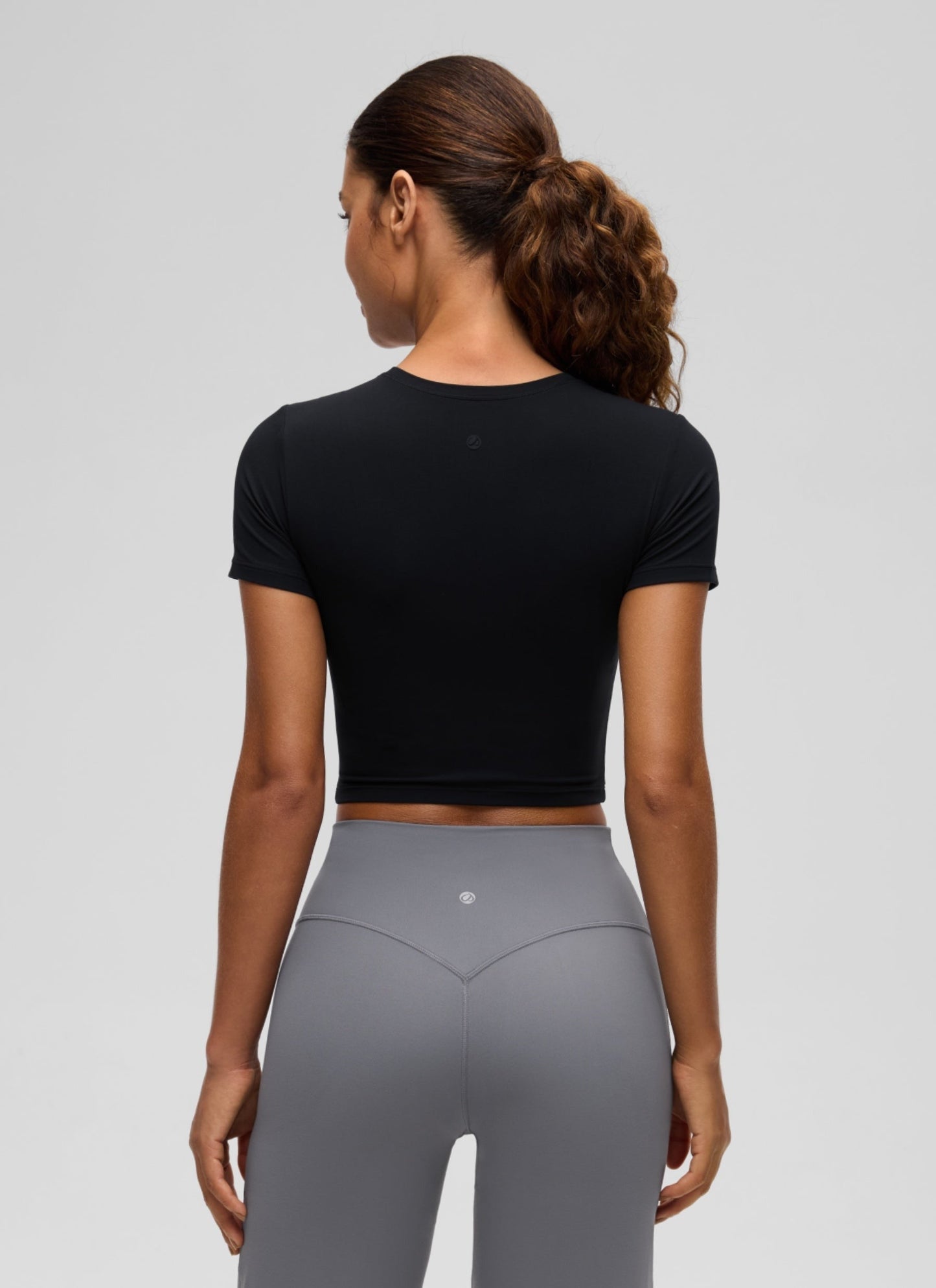 Softembrace Crewneck Cropped Short Sleeve