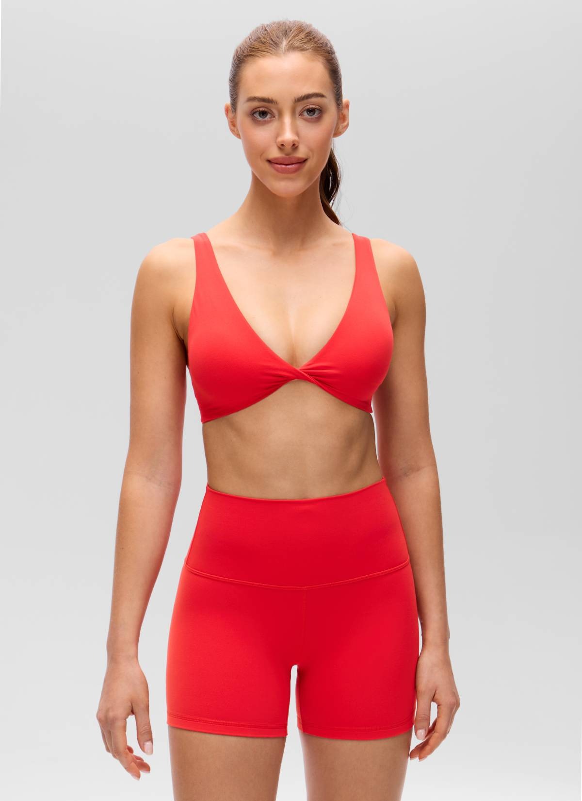Butterluxe Twist V Neck U Back Sports Bra