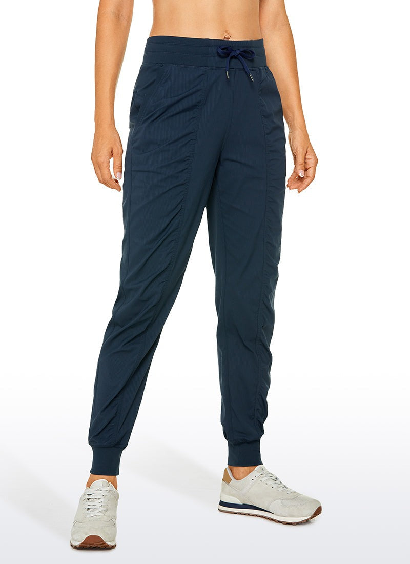 Striped Ruched Pocket Jogger 28''