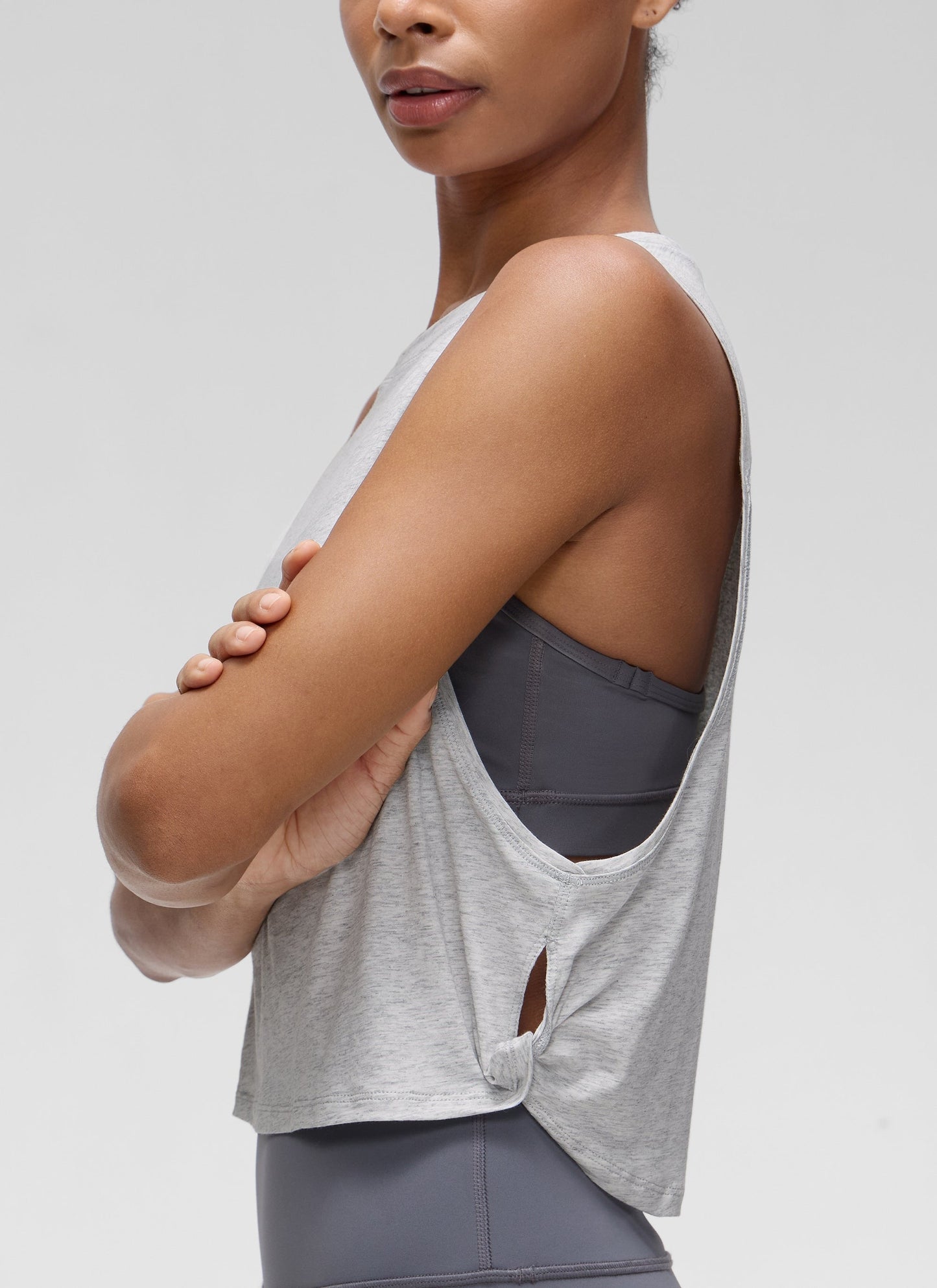 Pima Cotton Crop Deep Armhole Tank
