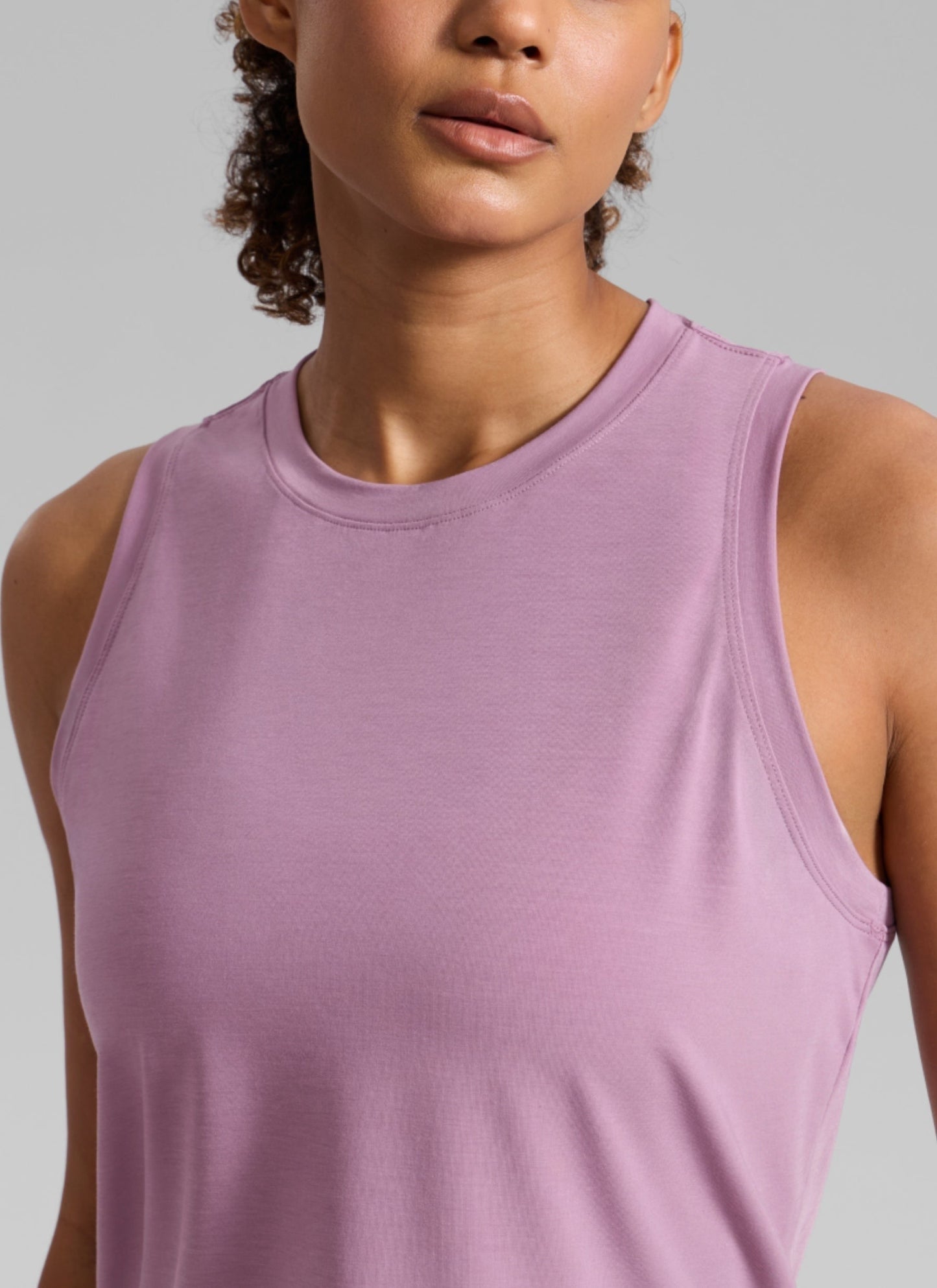 Quick Dry Crop Racerback Tank