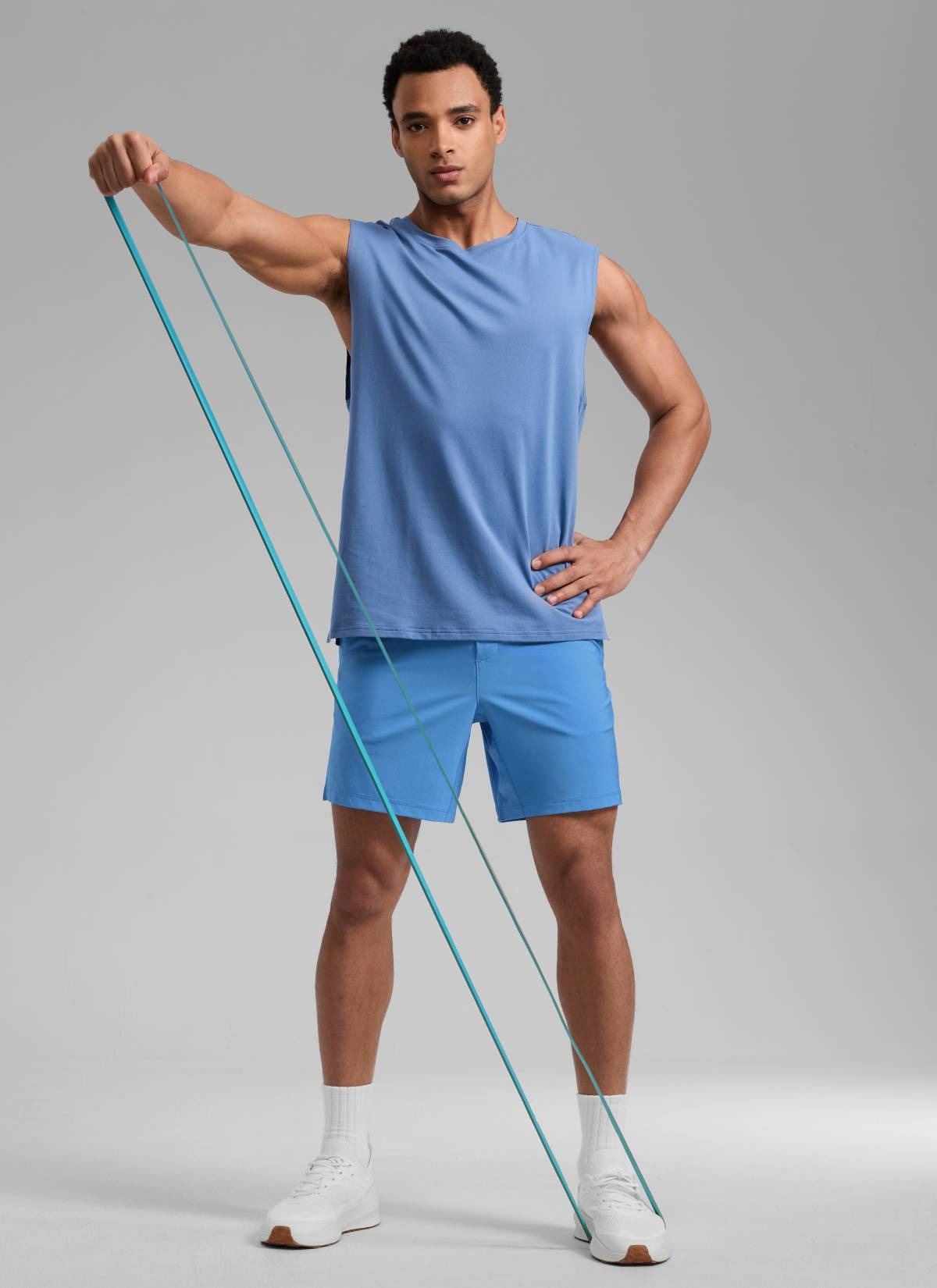 Feathery-Fit Soft Linerless Split Shorts 7"