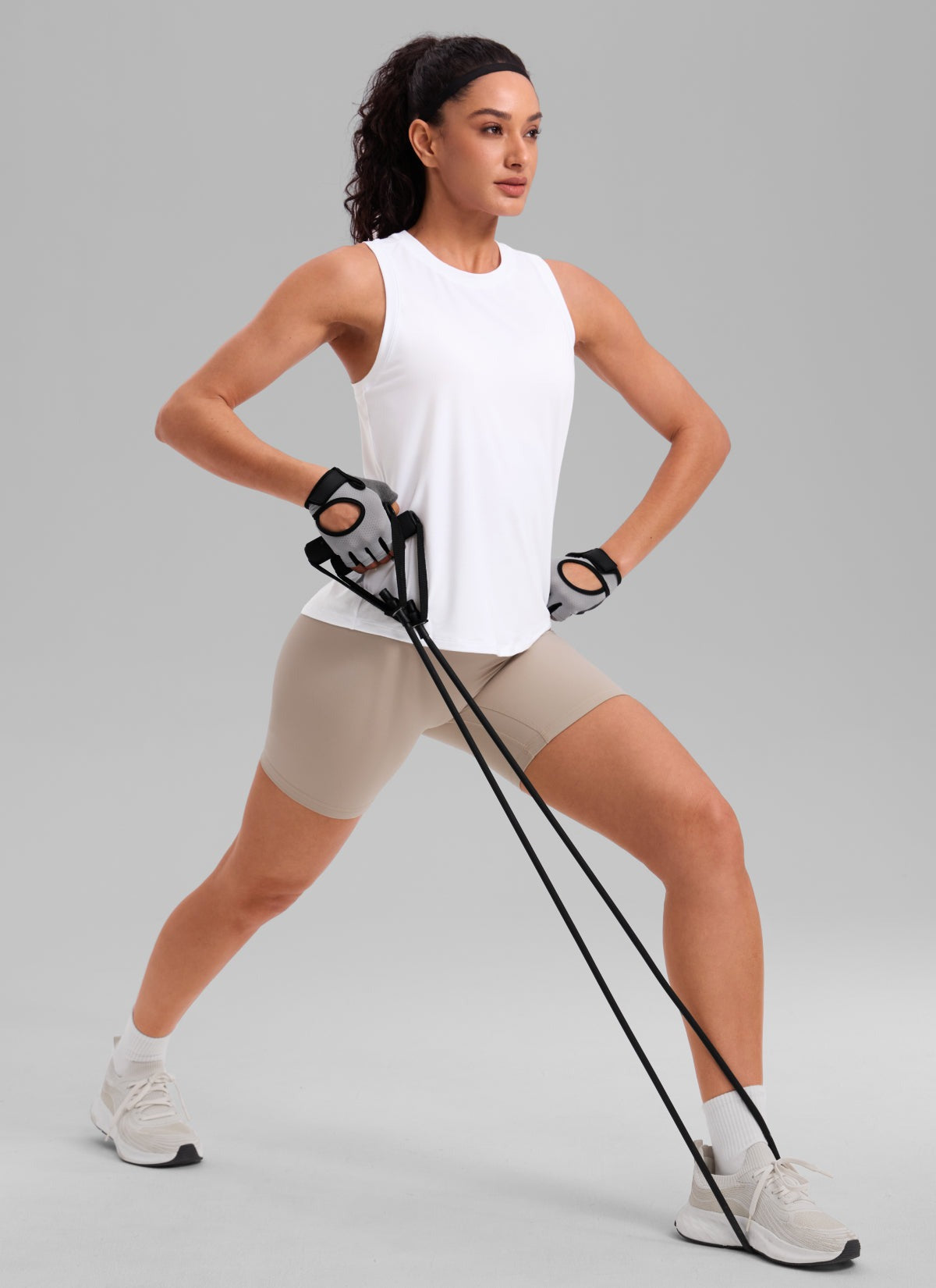 Quick Dry Racerback Hip Length Tank